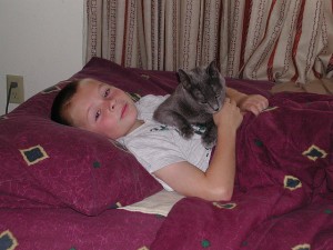 David Age 9 and Smokey